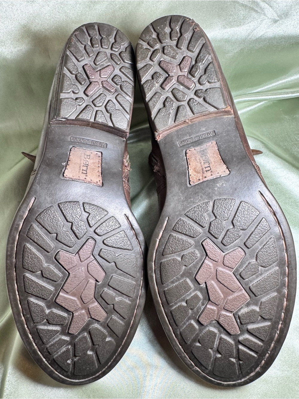 Born Brown Leather Buckle Strap Ankle Boots D38606 COF14 Women’s Size 8.5 - Picture 6 of 8